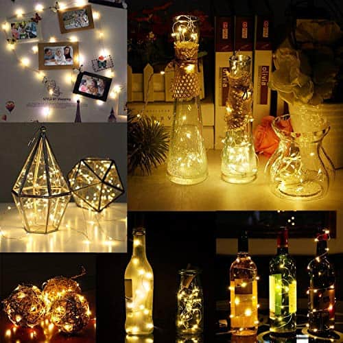 Solar String Lights Led Bottle Stopper Light (Pack Of 6)