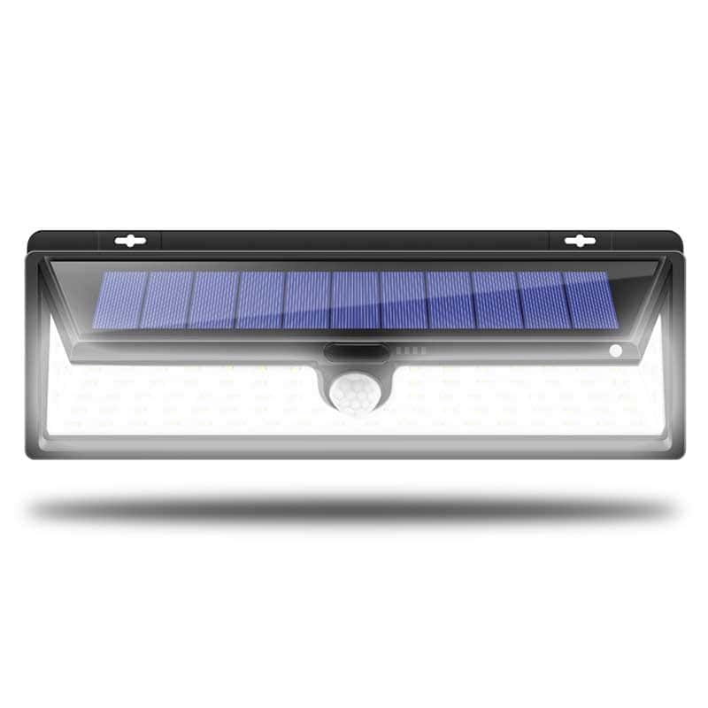 Solar Wall Lights 66 Led Black