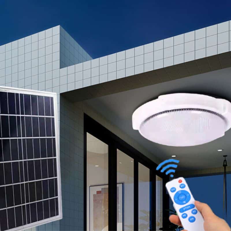 Solar Outdoor Wall Lights Remote Control (246 Led / 100 W)