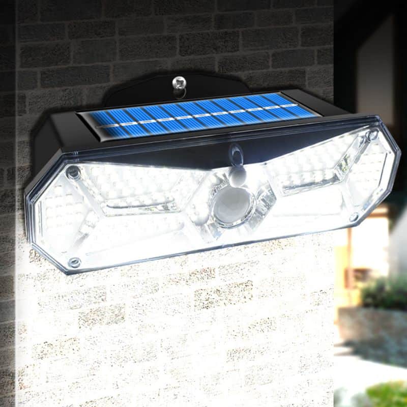 Solar Outdoor Wall Lights With Motion Detector (158 Led)