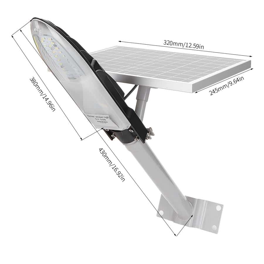Solar Lamp Post With Microwave Sensor 30 W