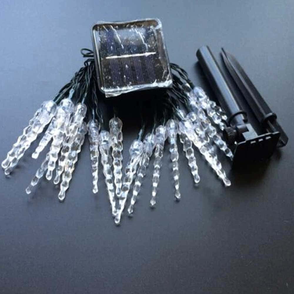 Solar String Lights 20 Icicle