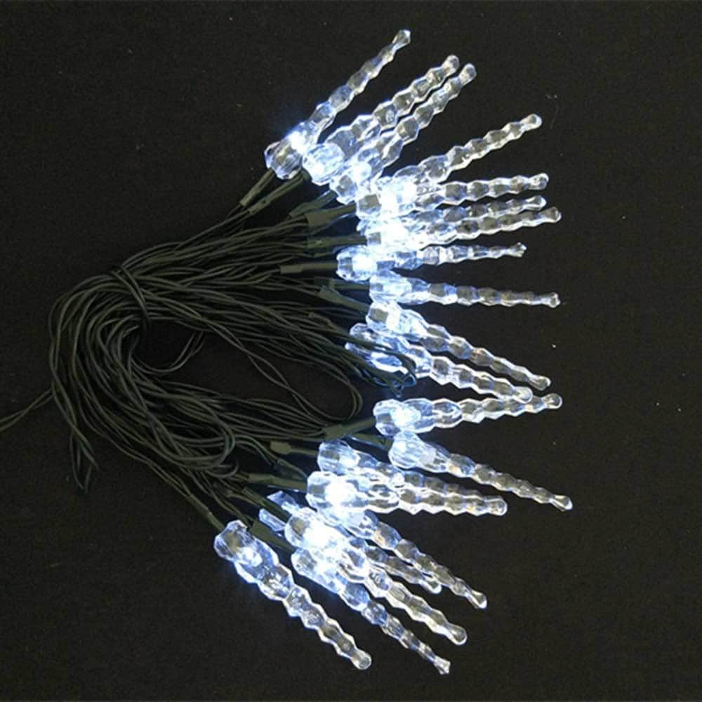 Solar String Lights 50 Icicle