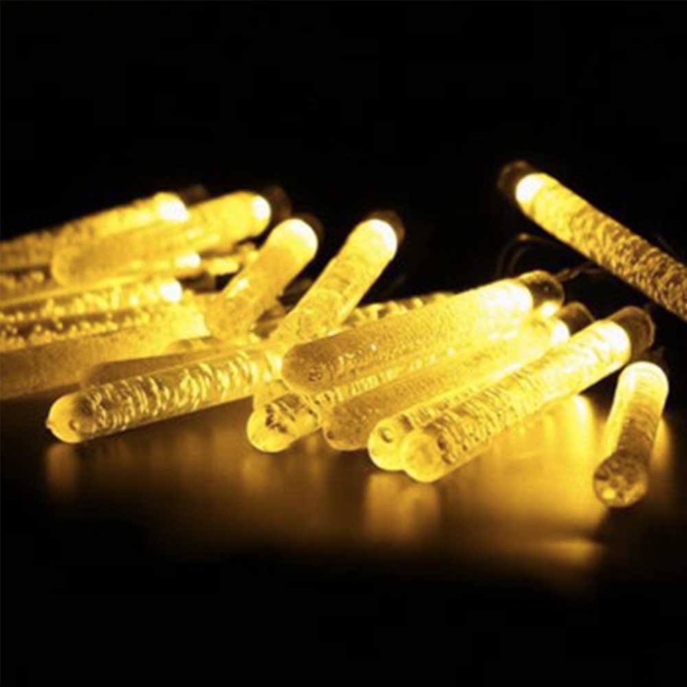 Solar String Lights "Yellow Bubble Led Tube"