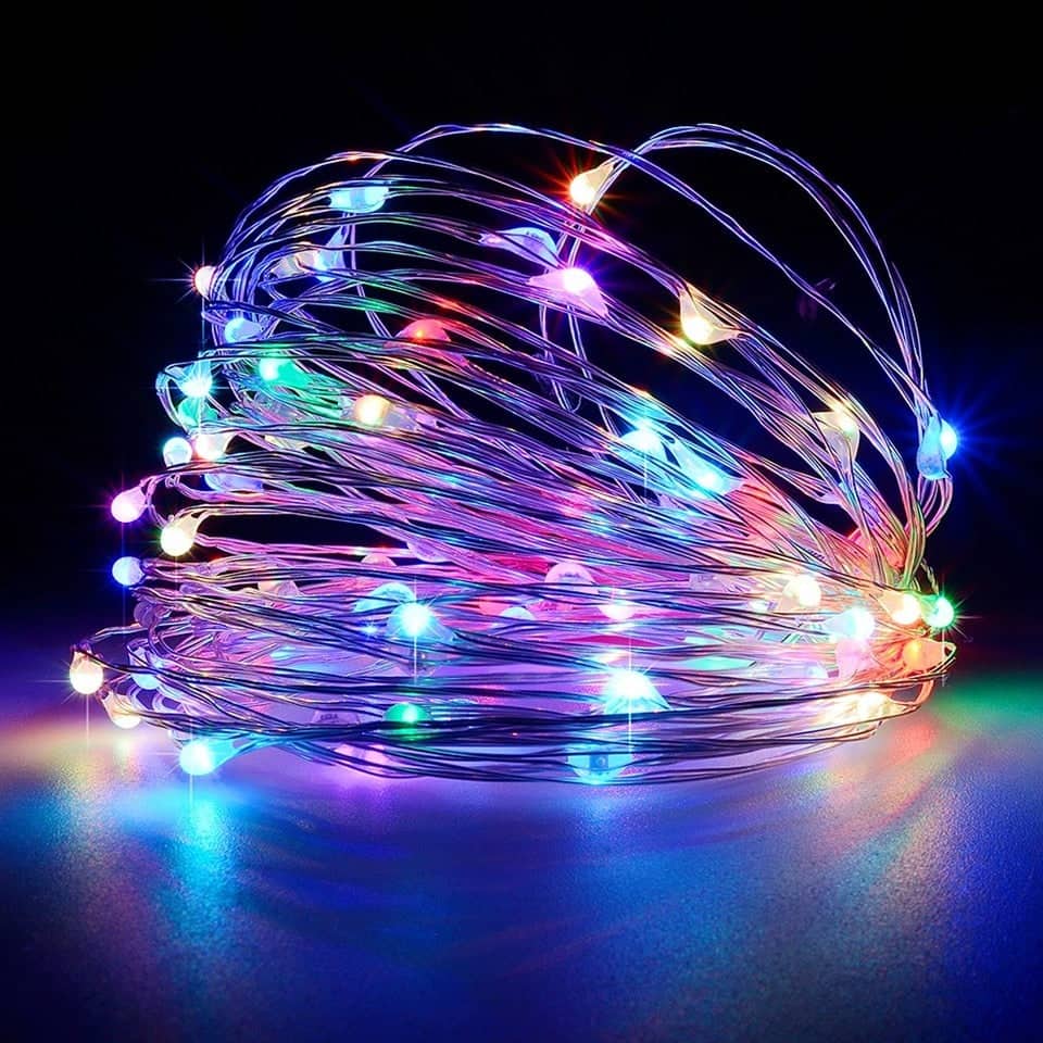 Solar String Lights "100 Led Copper Wire"