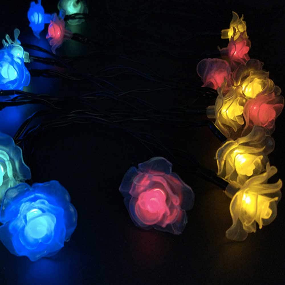 Solar String Lights The 20 White Roses
