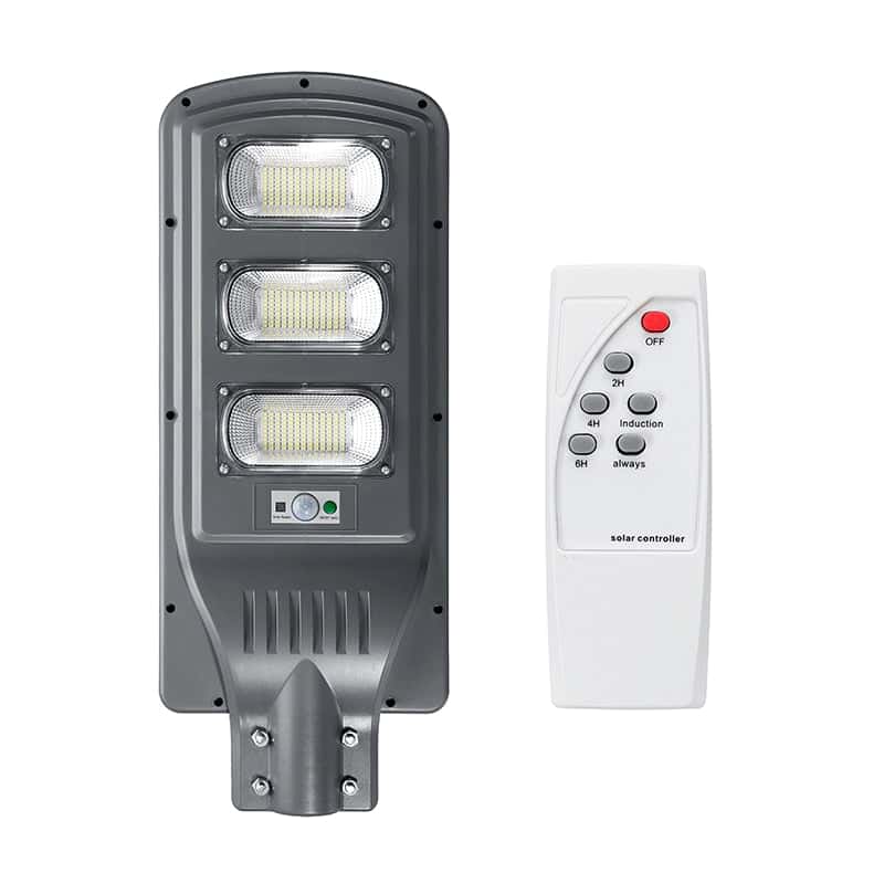 Solar Lamp Post Triple Block 351 Led