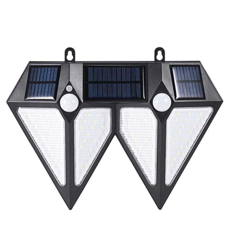 Outdoor Wall Solar Lights Double 80 Led