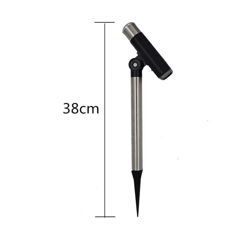 Solar Light Garden "Adjustable Led Projector" (2 Pcs With Stake)