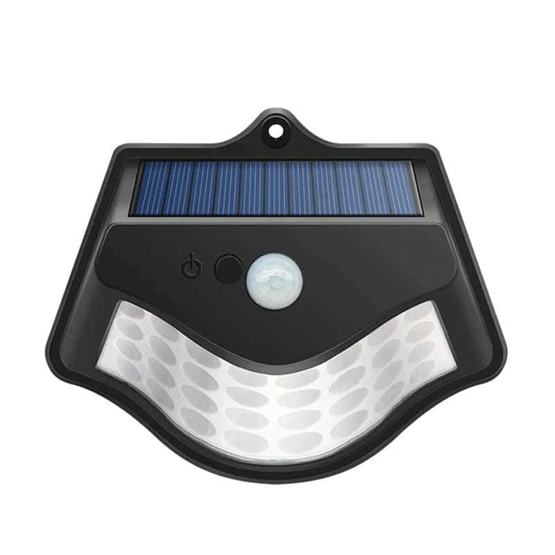 Wall Light Solar 32 Led Black