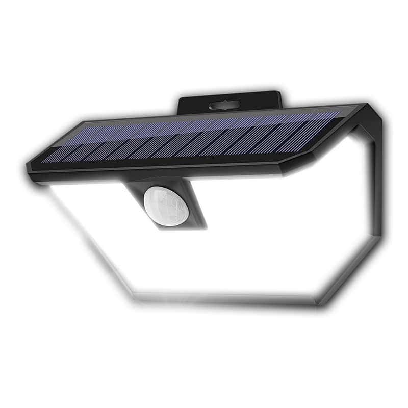 Solar Wall Lights 48 Led Black (Pir)