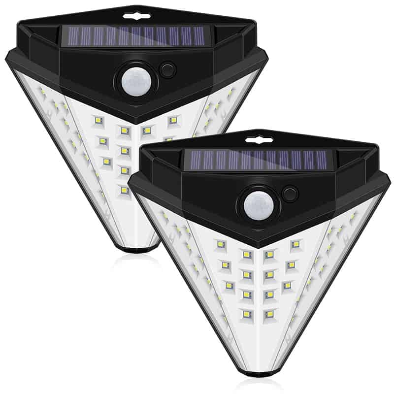 Outdoor Wall Solar Lights Mini 32 Led (Pir)