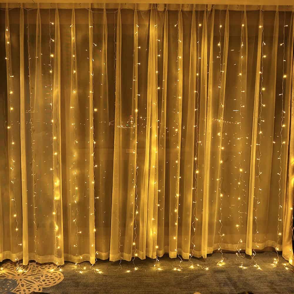 Solar String Lights "Yellow Led Curtain 200"