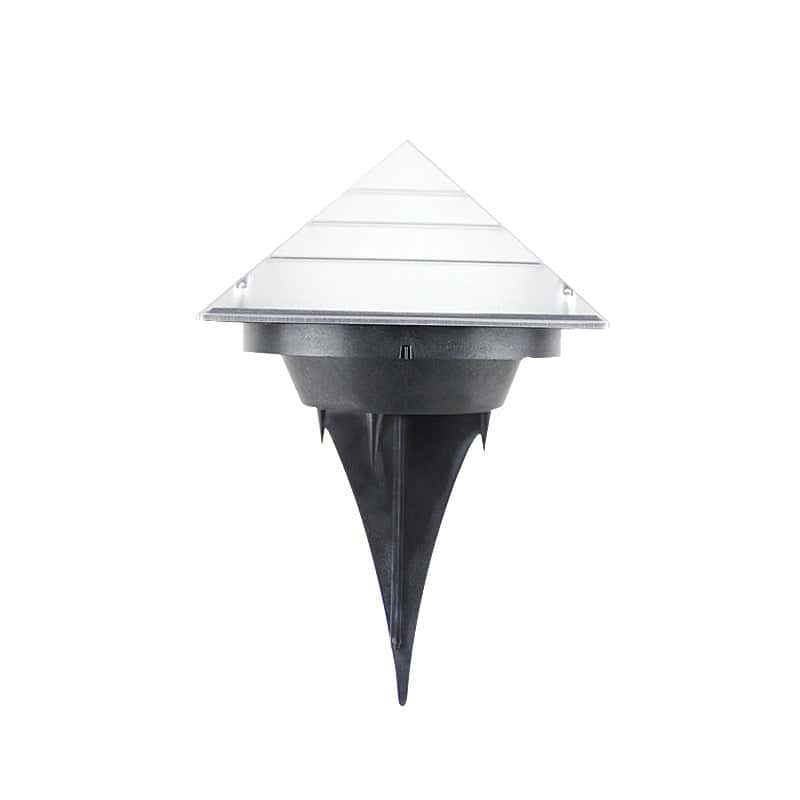 Path Lights Solar Outdoor "Crystal Pyramid" (Stake)