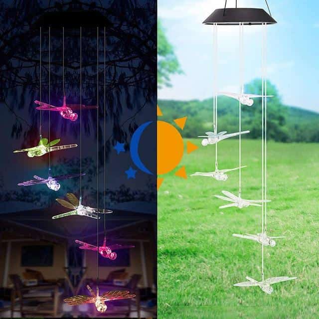Solar Wind Chime The 6 Dragonflies