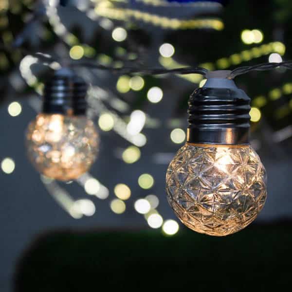 Outdoor Solar String Lighting 10/20 Transparent Led Balls