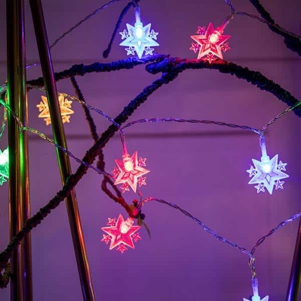 Solar String Lights Christmas Luminous Star
