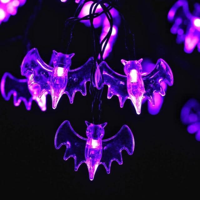 Solar String Lights Garden Light With Bats