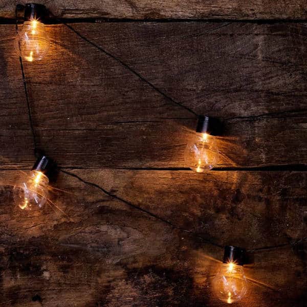 Solar String Light Clear Bulb For Terrace 10/20 Pcs