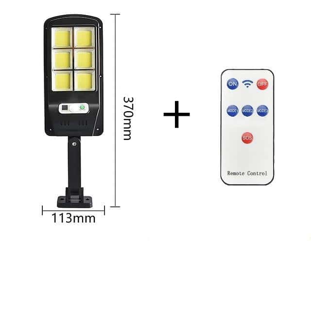 Solar Lamp Post Mini 120 Led Cob (Remote Control)