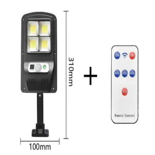 Solar Lamp Post Mini 48 Led Cob (Remote Control)