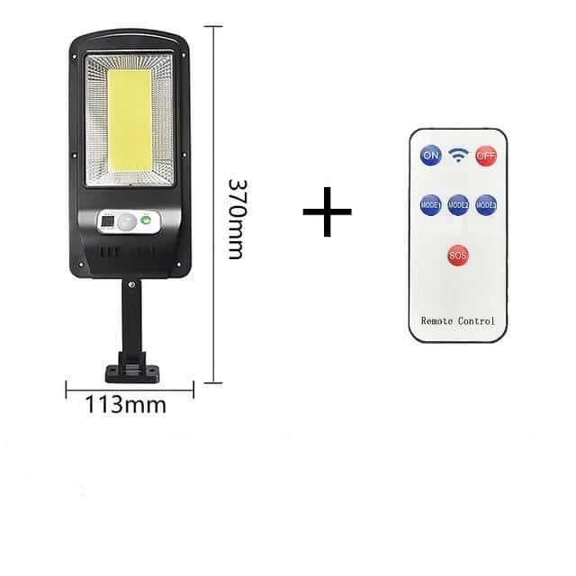 Solar Lamp Post Mini 100 Led Cob (Remote Control)