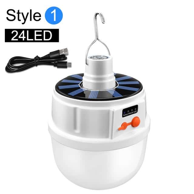 Solar Light Bulb Double Charge Camping (24/42 Led)