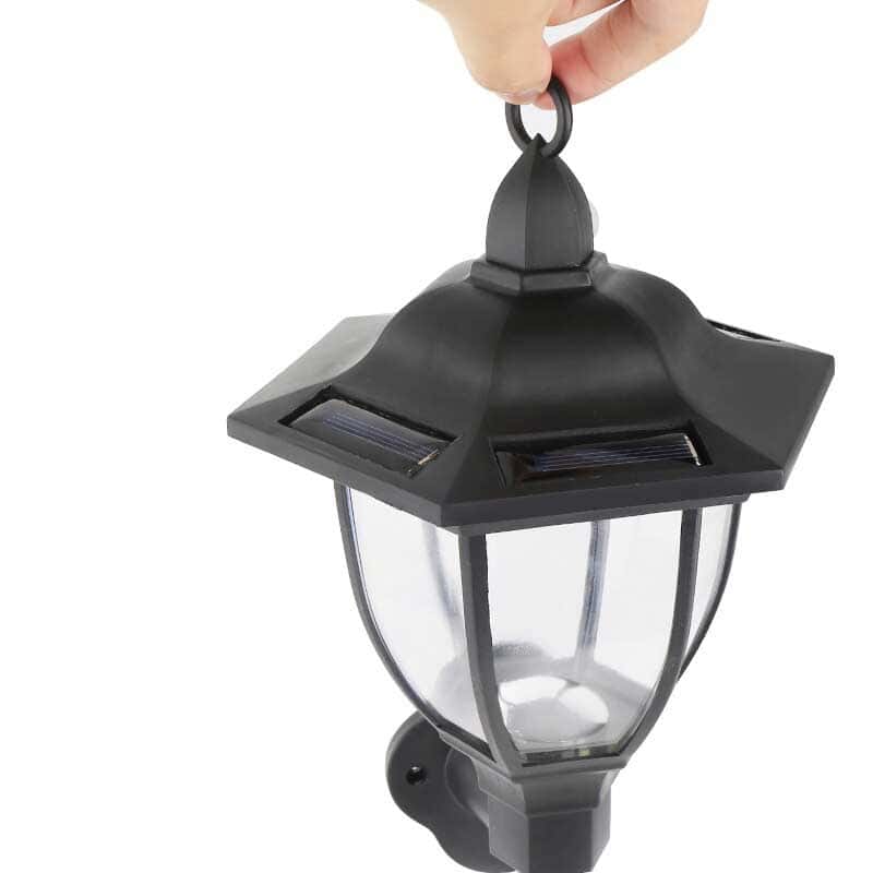 Solar Light Garden "Shelter Night Light" Black