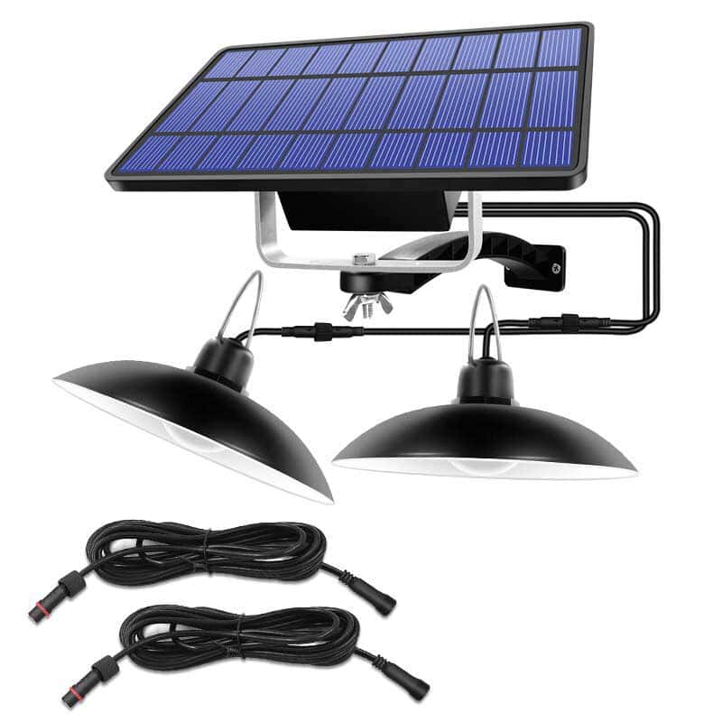 Solar Light Garden "Double Black Chandelier"