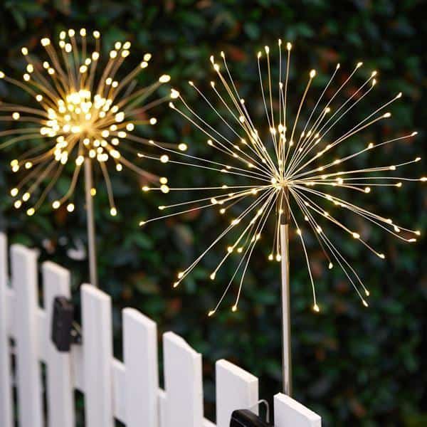 Decorative Solar Lights Firework Stake