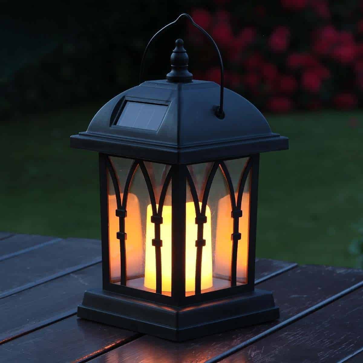 Solar Garden Lanterns Garden Hanging "Contemporary Candle"