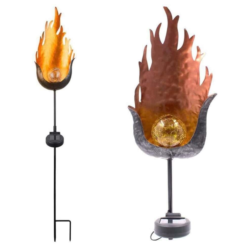 Solar Stake Lights Garden "Olympic Flame"