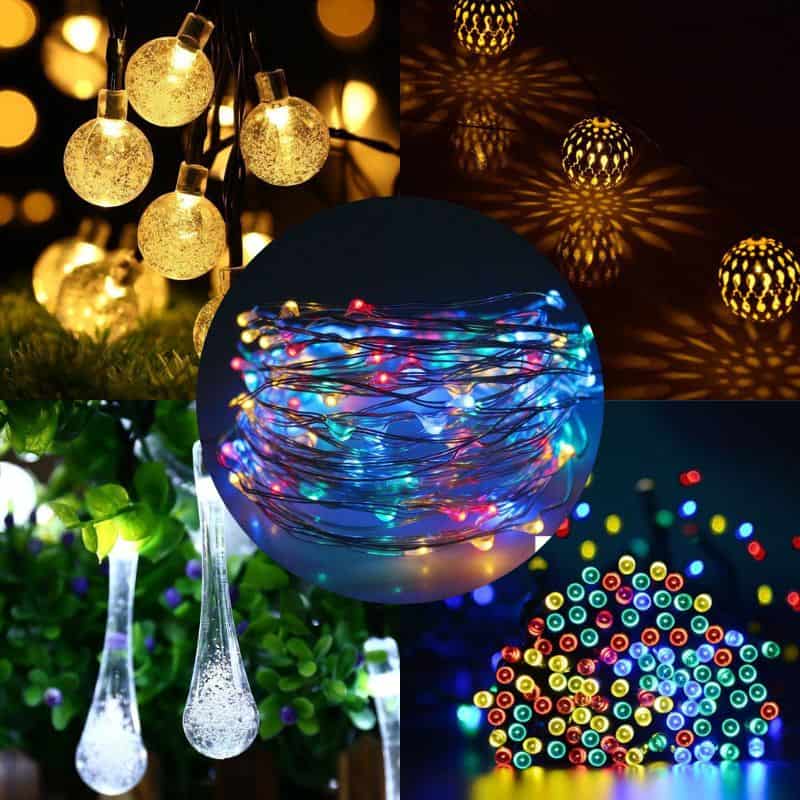 Solar String Lights (Christmas Pack)