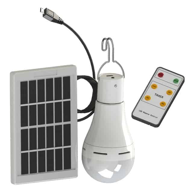 Solar Light Bulb Remote Controlled Autonomous