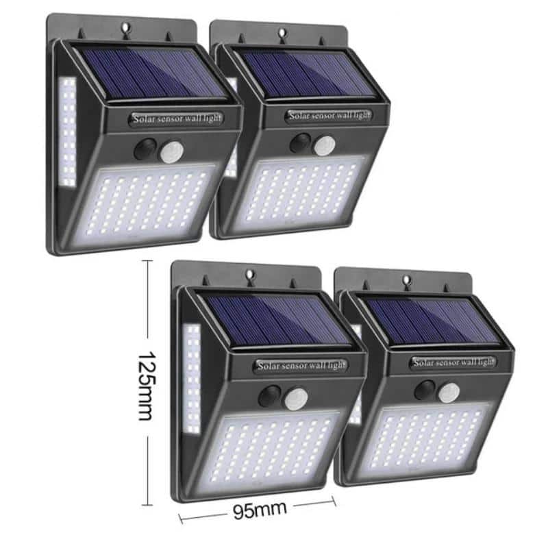 Solar Wall Lights 4 Wall Lights