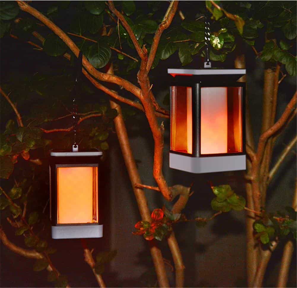 Solar Lanterns Garden Hanging "Dancing Flame"