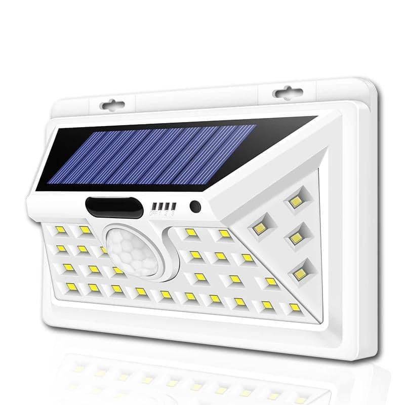Solar Outdoor Wall Lights White