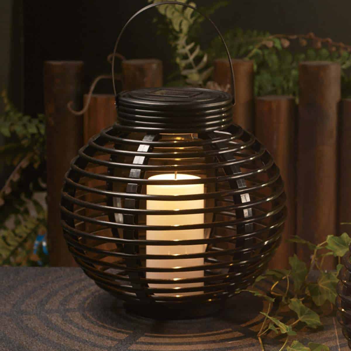 Outdoor Lanterns Solar Hanging "Walking Candle" (2 Pcs)