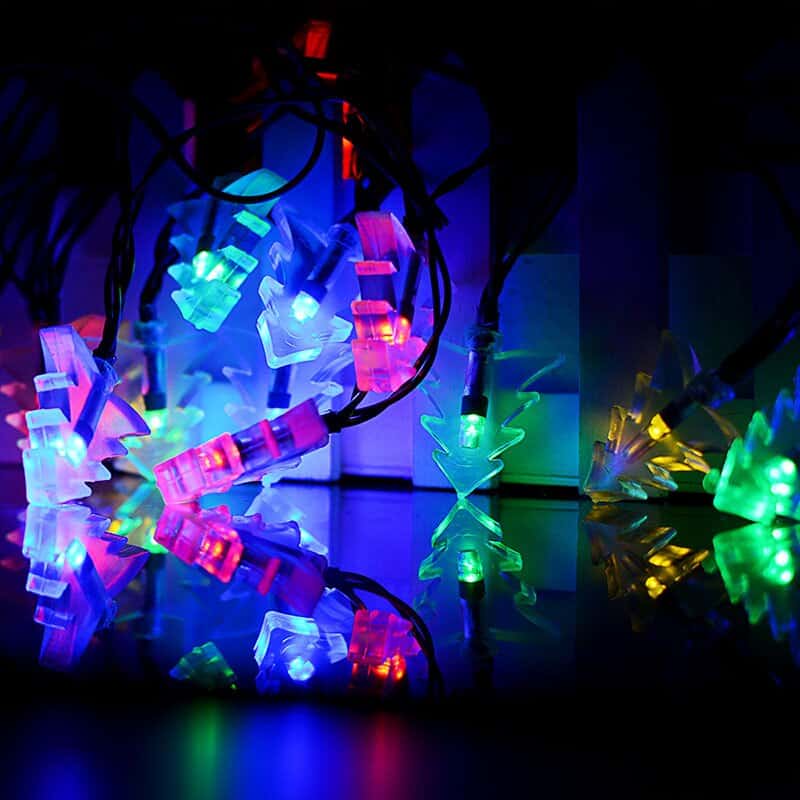 Solar String Lights "Multicolor Mini Christmas Tree" (30 Led)