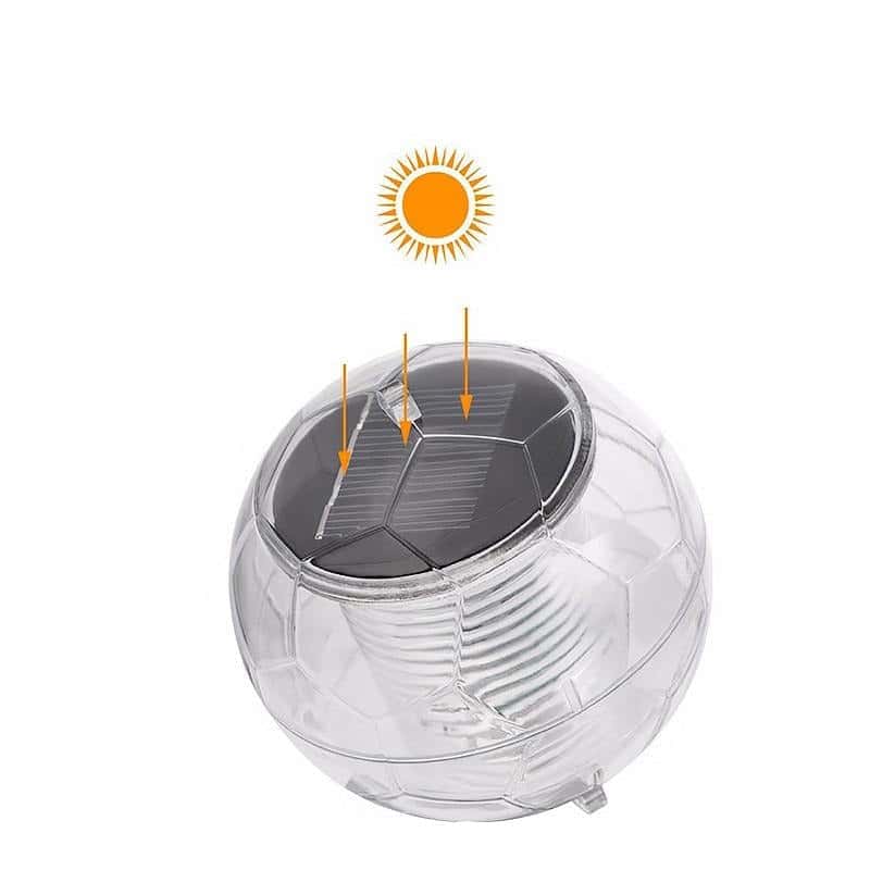 Outdoor Solar Lighting Pool "Transparent Floating" (2/6 Pieces)