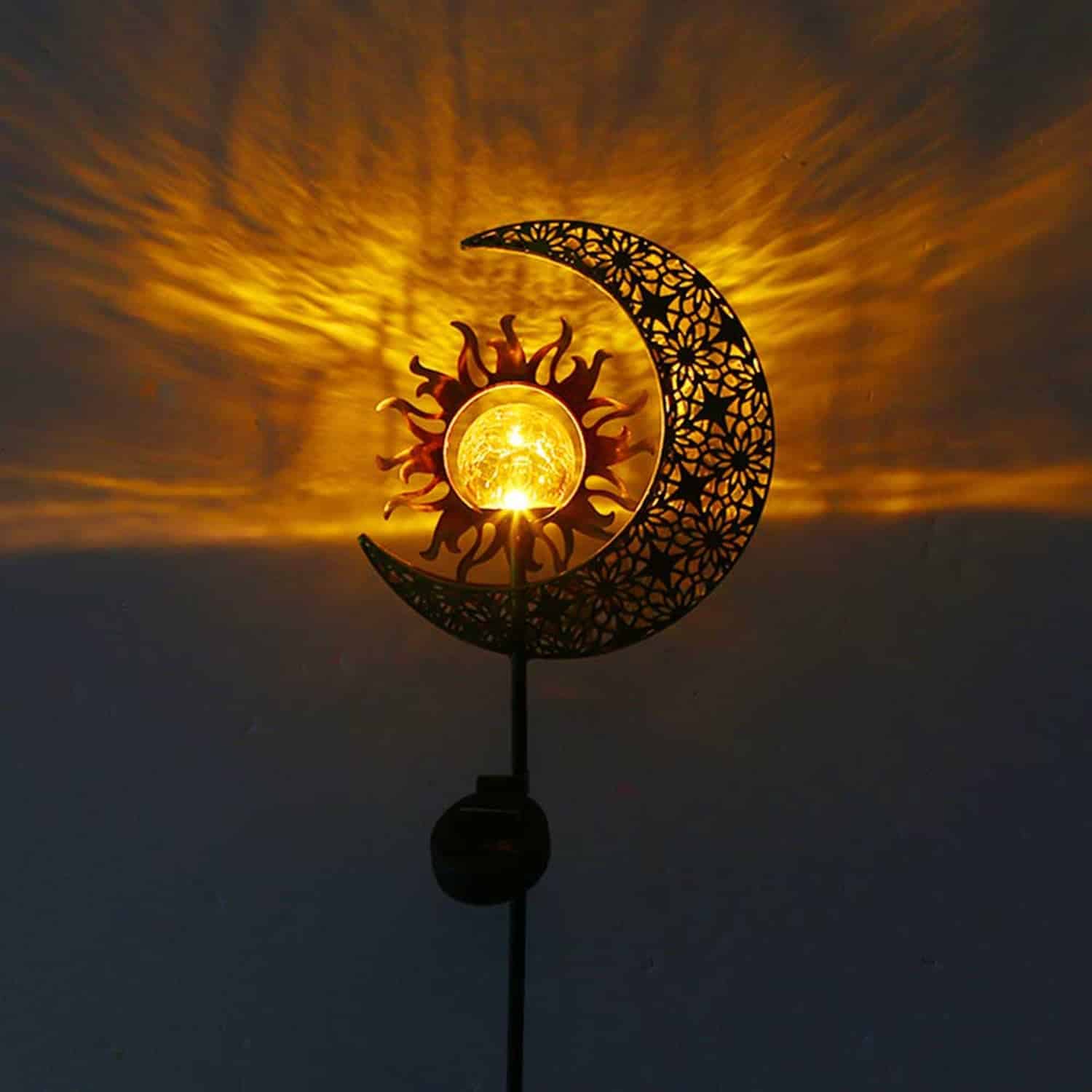 Solar Light Stake "Lunar Sun Ball"