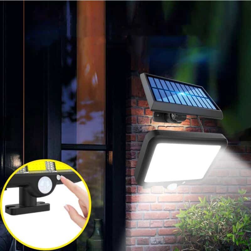 Solar Floodlight Outdoor Split Light With 160 Led Cob (Remote Control)