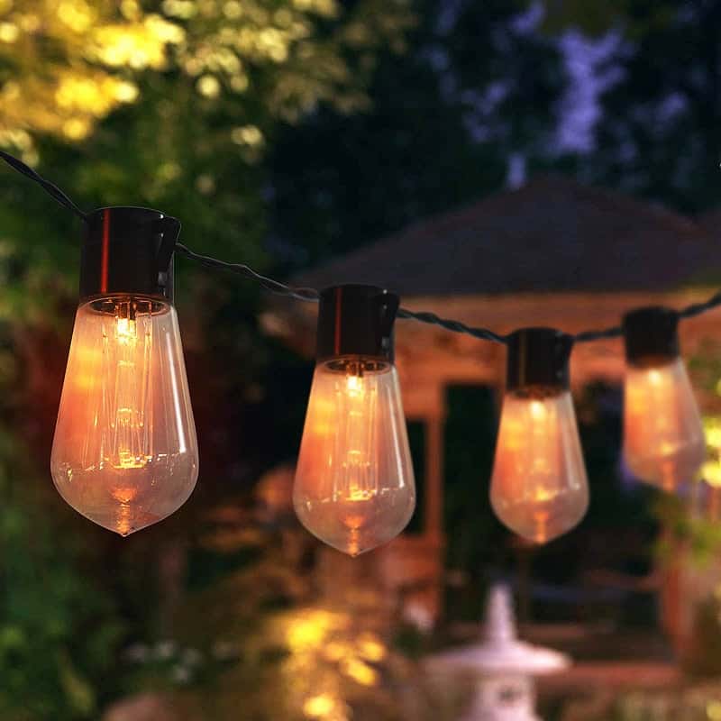 Solar String Of Light Bulbs