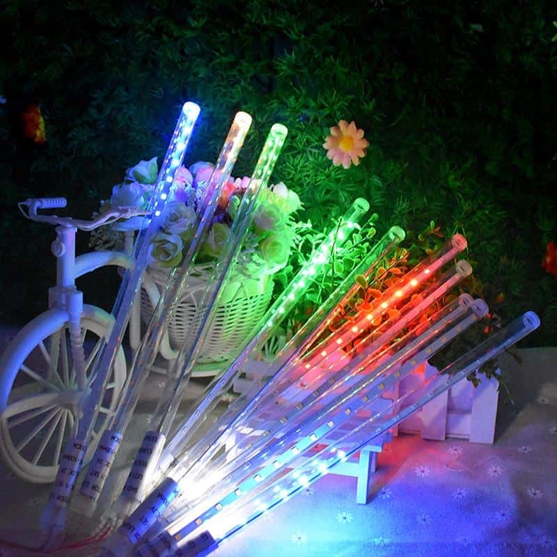 Solar String Lights Multicolor Meteor Shower