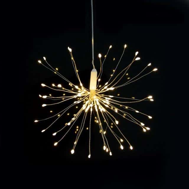 Solar String Lights Yellow Firework