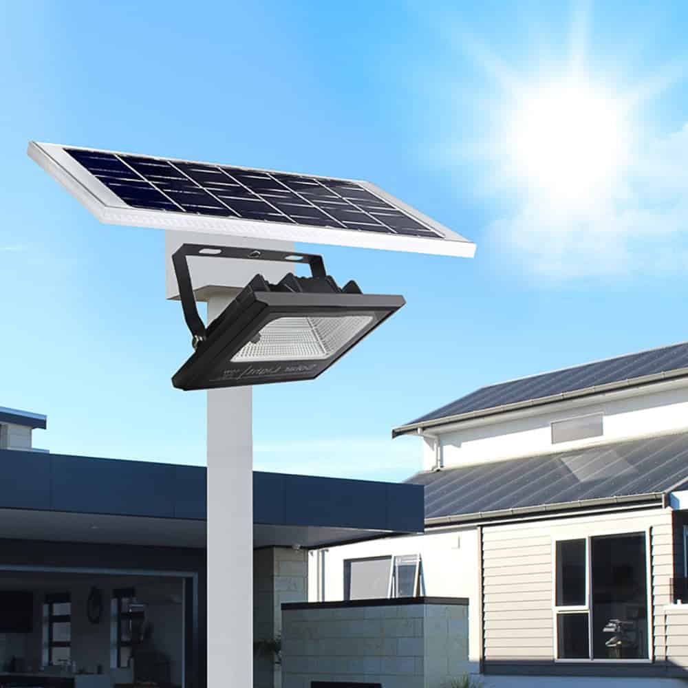 Solar Floodlight "Aviation Aluminum"