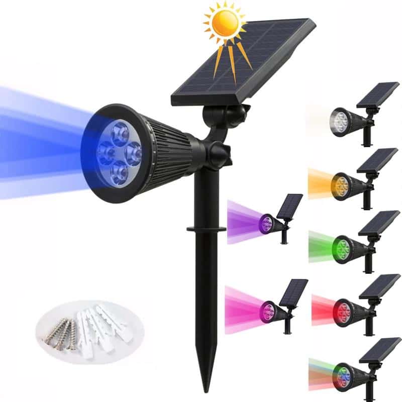 Solar Stake Lights Garden "Multicolor Spot light"