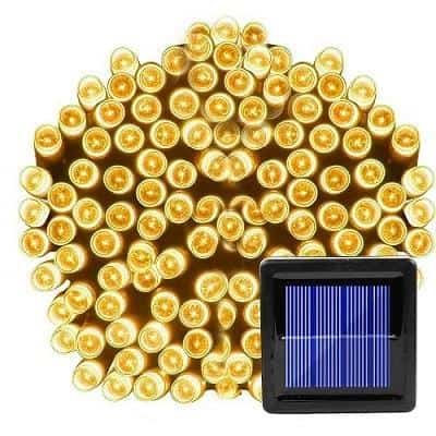 Solar String Lights Yellow Fairy Light